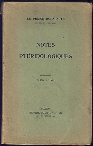 Notes ptéridologiques. Fascicule 14