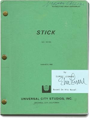Stick (Original screenplay for the 1985 film, signed by Elmore Leonard)