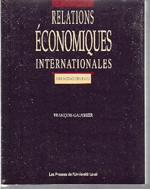 Relations économiques internationales.
