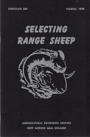 Selecting Range Sheep; Agricultural Extension Service, Circular 284