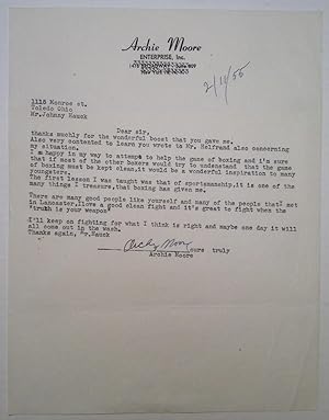 Important Typed Letter Signed on personal letterhead