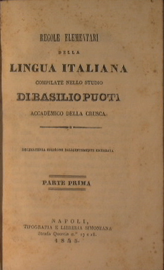 Regole elementari della lingua italiana