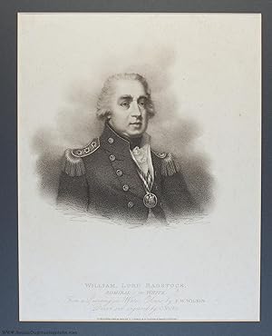 Fine Mezzotint Portrait, unsigned, by C. Wilkin (William Waldegrave, 1753-1825, Admiral, Governor...