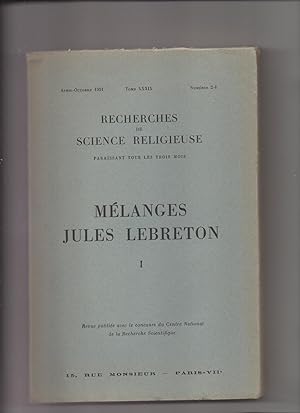 MELANGES JULES LEBRETON