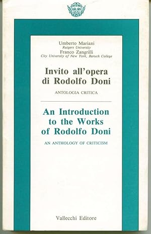 An Introduction to the Works of Rodolfo Doni (Invito all'opera di Rodolfo Doni)