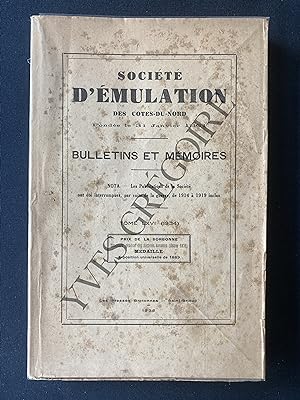 SOCIETE D'EMULATION DES COTES-DU-NORD TOME LXVI (1934)