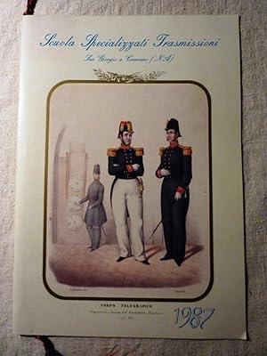" Calendario SCUOLA SPECIALIZZATA TRASMISSIONI San Giorgio a Cremano ( NA ) 1987"