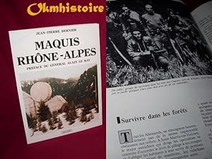 Maquis Rhône-Alpes ( préface du général Alain Le Ray )