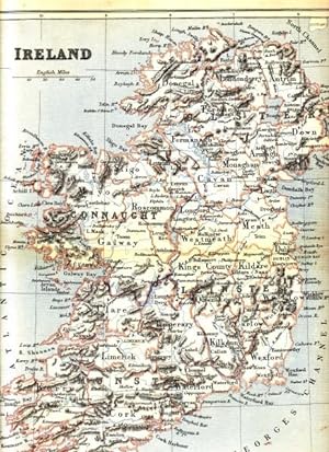 Antique map of Ireland