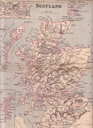 Antique map of Scotland. (Inset maps of the Forth estuary and Shetland Isles),