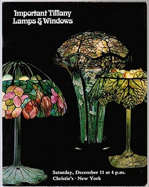 Important Tiffany Lamps & Windows.