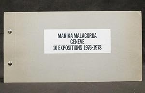 Marika Malacorda Geneve : 10 Expositions 1976 -1978