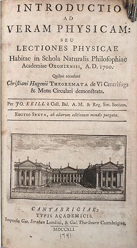 Introductio ad veram physicam: seu lectiones physicae habitae in schola naturalis philosophiae ac...