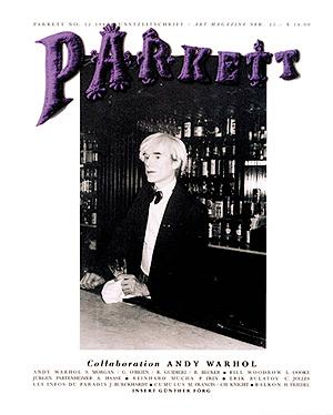 PARKETT NO. 12: ANDY WARHOL - COLLABORATION + EDITION: GUNTHER FORG - INSERT