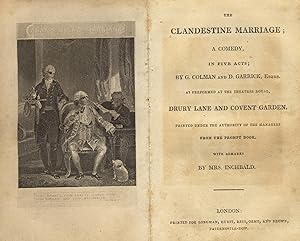 The clandestine marriage; a comedy, in five acts. As performed at the theatres royal, Drury Lane ...