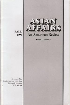 Asian Affairs. An American Review.