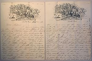 Reporting on his recent hunting and fishing experiences, in an autograph letter, signed 27 Octobe...