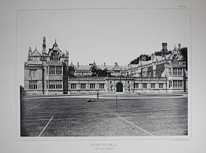 Two Original Photographic Illustrations of Rushton Hall in Northamptonshire, Together with a Lith...