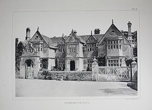 An Original Photographic Illustration of Stibbington Hall in Cambridgeshire. Published in 1891