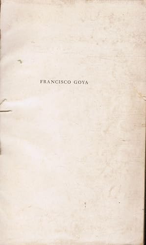 Francisco Goya : His Paintings, Drawings and Prints