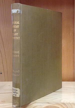 Herbage Reviews : Vols. 1-2, 1933-1934