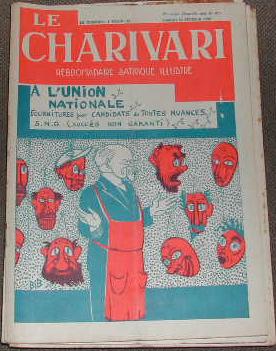 Le Charivari hebdomadaire satirique illustré nouvelle série N° 87, 97ème année.