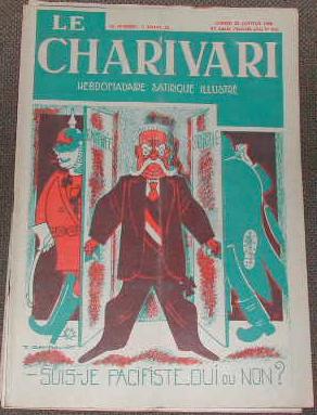 Le Charivari hebdomadaire satirique illustré nouvelle série N° 83, 97ème année.