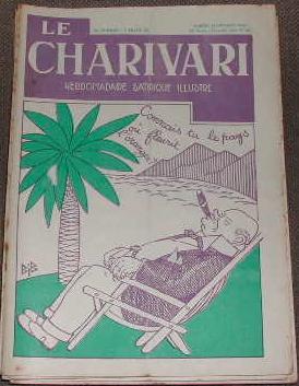 Le Charivari hebdomadaire satirique illustré nouvelle série N° 86, 97 ème année.