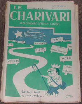 Le Charivari hebdomadaire satirique illustré nouvelle série N° 80, 97ème année.
