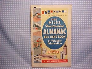 1942 Miles New Weather Almanac and Hand Book of Valuable Information