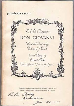 Don Giovanni Complete Score English translation