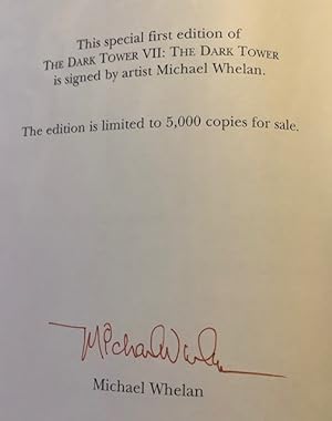 The Dark Tower VII: The Dark Tower. (Signed/limited artist's edition)