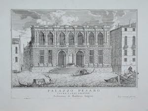 Palazzo Pesaro sopra Canal Grande. Architettura di Baldisera Longhena.