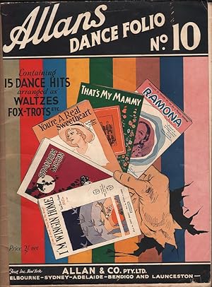Allans Dance Folio No.10 for Piano