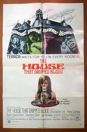 The House That Dripped Blood- Original One Sheet Folded Movie Poster (1971)