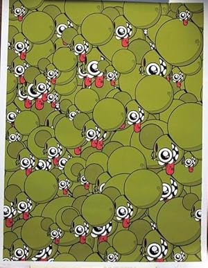 Green Head (SIGNED by Dalek: Limited Ed. Screen print)