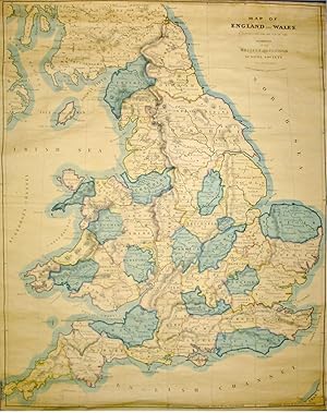 Map of England And Wales, Constructed for the Use of the Schools of the British and Foreign Schoo...