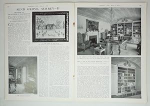 Original Issue of Country Life Magazine Dated May 4th 1945 with a Main Feature on Send Grove in S...