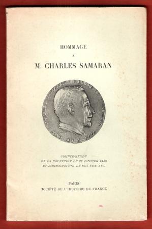 Hommage à M. Charles Samaran