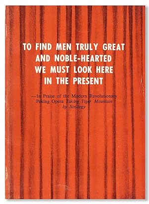 To Find Men Truly Great and Noble-Hearted We Must Look Here in the Present: In Praise of the Mode...