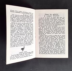 Le Brûlot - N°23 - Pamphlet rédigé par Gustave-Arthur Dassonville - 15 mars 1964 -
