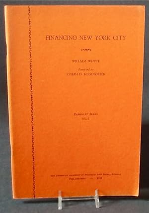 Financing New York City (Pamphlet Series No. 2)