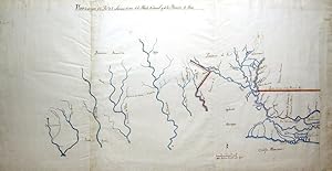 ORIGINAL MANUSCRIPT MAP "Plano De Una Parte De La Provincia De La Luisiana y De Otra De La Florid...