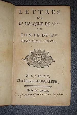 Lettres de la Marquise de M. au Comte de R. (1748)