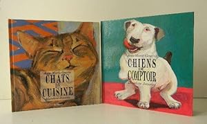 CHIENS DE COMPTOIR / CHATS DE CUISINE. Illustrations de Blandine Jeanroy.