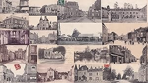 COSSÉ-LE-VIVIEN. - MAYENNE. - 18 CARTES POSTALES ANCIENNES EN NOIR & BLANC. - 1900-1925.