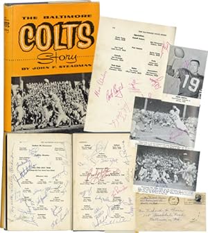 The Baltimore Colts Story (First Edition, signed by 40 team members and staff from the 1962-64 se...