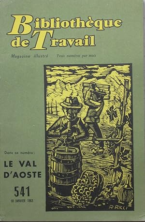 Le VAL d'AOSTE (Bibliothèque de Travail n°541)