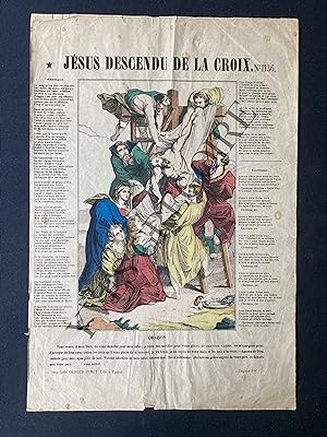 JESUS DESCENDU DE LA CROIX-IMAGE D'EPINAL