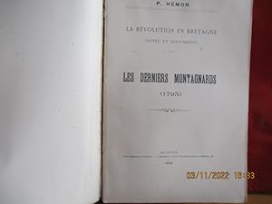 La Révolution en Bretagne (Notes et documents) - Les derniers montagnards (1795) de P. HEMON